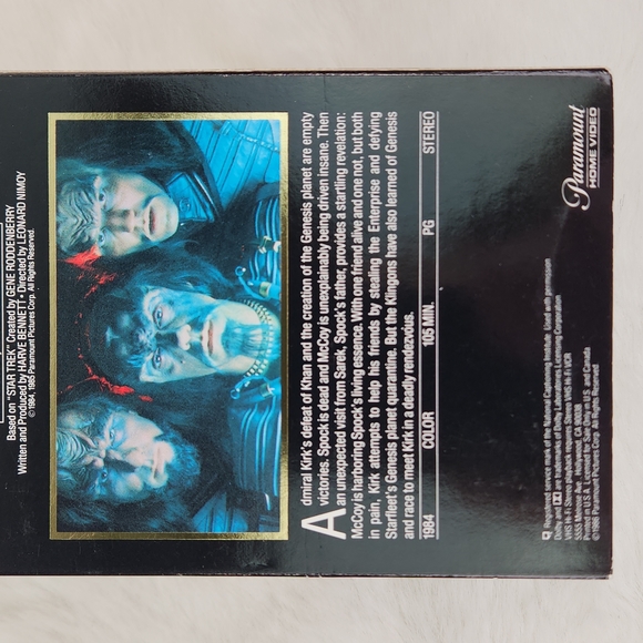 STAR Trek III: The search For Spock, Special Collector's Series VHS 1984 - Picture 7 of 10